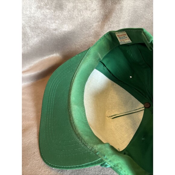 VTG Yupoong John Deere Hat Cap SnapBack Broken Smaller Size Farm Farming - Picture 10 of 13